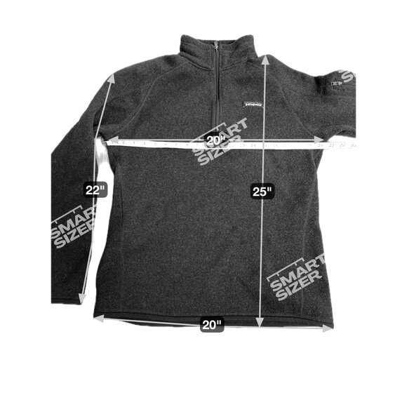 PATAGONIA Better Sweater Active 1/4 Zip Fleece Pullover Men L Black Sleeve Pocke - Picture 7 of 7